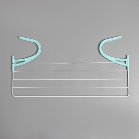 Drywall for linen on a radiator, 65 × 23.5 × 18 cm, white color-2