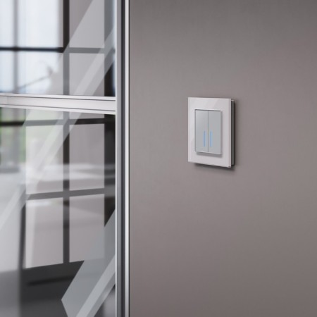 W4520606 touch switch, two-valve, with Wi-Fi function, silver-2