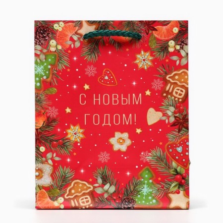 Gift package "Happy New Year!", 11.5 x 14.5 x 6.5 cm-1