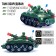 Tank "Attack", light and sound effects, works from batteries, mix