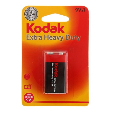 Salt battery Kodak Extra Heavy Duty, 6F22-1BL, 9V, Crohn, Blister, 1 pc.-3