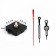 Watch mechanism with the arrows "Solomon-12", smooth move, rod 16 mm, arrows 48/64/70 mm