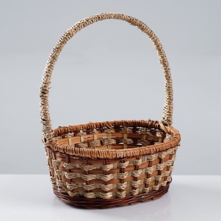 A set of baskets, 3 pcs, 31 × 26 × 12/37, 26 × 22 × 11/34, 23 × 18 × 9/30 cm, rotang-1