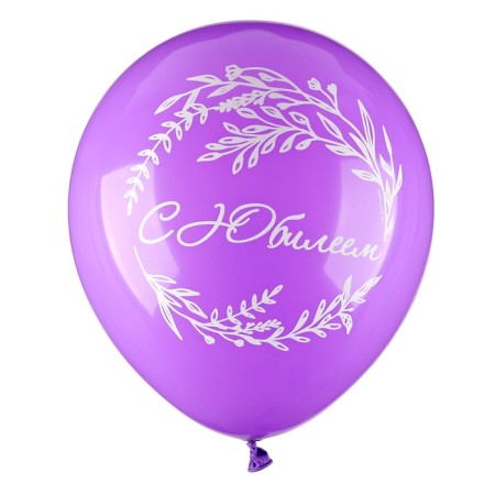 Latex balloon 12 "Jubilee", 25 pcs.-1