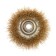 Matrix Ushm brush, 100 mm, M14, "cup", brass -tiered twisted wire