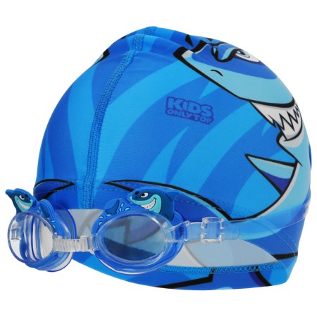 Set for swimming children's Onlytop "Shark": hat, glasses, bag