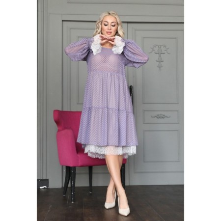Women's dress, size 50, gray color