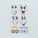 Decorative stickers for decorating Easter eggs "Lychiks" mix