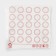 Reinforced rug for macarons Dolyana "Macaron. Dolyana ", silicone, 27.5 × 27.5 cm, white color