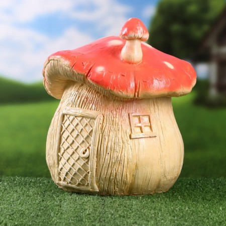 Garden figure "Mukhomor House" 21x21x25cm-1