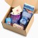 The New Year's gift set, the large giftbox “Magic in your hands”, chewing candy, milk chocolate, mug, prediction, chewing gum.