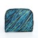 Lightning cosmetic bag, blue/turquoise color