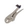 Manual tundra clamp, semicircular capture, with a latch, 250 mm