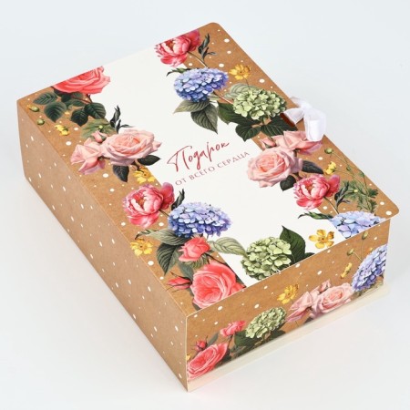 Folding box “Gift from the heart”, 21 x 15 x 7 cm-4