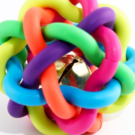 Ball "Molecule", 8 cm, mix of flowers-2