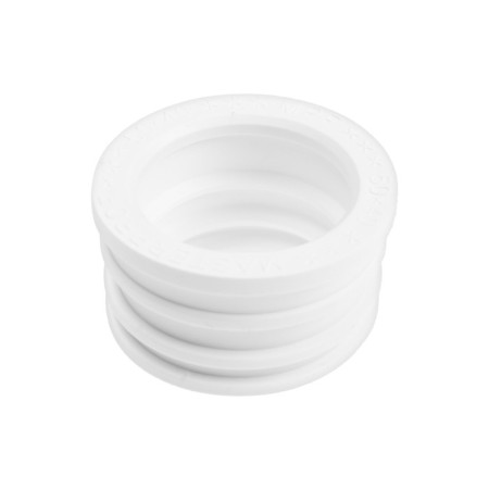 Transitional cuff Masterprof Isa. 131688, D = 50 x 40 mm, for sewer pipes, heaps, white