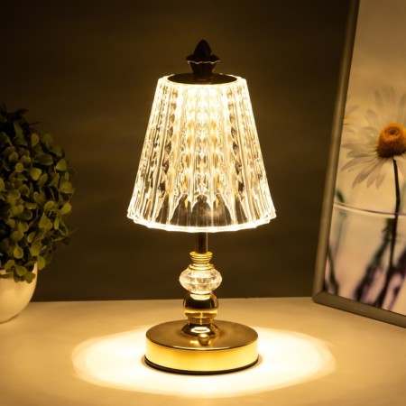 Bella sensory table lamp LED 10W battery gold 12.5x12.5x31 cm-4