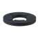 Silicone ashtray, with a lid, round, 8.3 x 4 cm, black