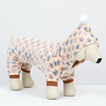 Assumes "Stars" with a hood, size 2xl (DS 45 cm, Osh 45 cm, og 55 cm), beige