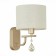 Wall lamp EVOLUCE. Sle107701-01. Elida. 1x40 W, E14, 16.5x24.5 cm, Shampan