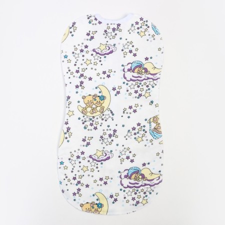 The diaper-coconut bear on the moon, flannel 170 g/m, cotton 100%, height 62-3