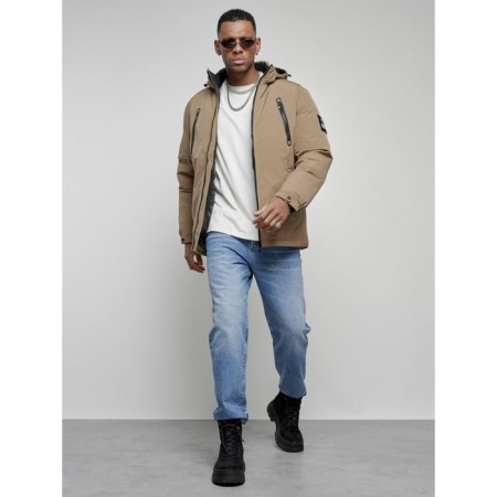 Sports male winter, size 58, beige color-15