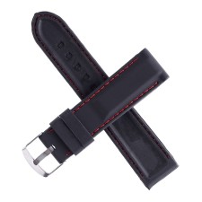 Solomon watch strap 20 mm, silicone, L-20 cm, black