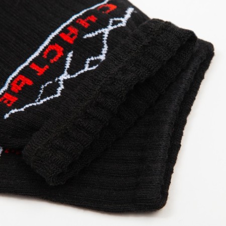 Women's socks "Happiness" Black color, size 23-25-3