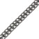 Collar - two -rowing metal nozzle, 55 cm, wire thickness 2.5 mm, black