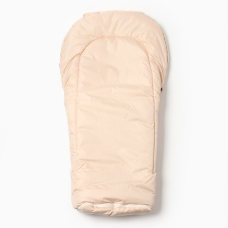 Children's envelope on fur, beige color, height 56-62 cm-4