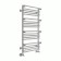 Water towel Terminus "Vent" luxury P20, 500x800 mm, lower connection, chrome