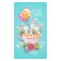 Easter lifting towel "Easter fun" 35x60 cm, 100% HL, 160g/m2