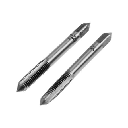 Taps metric manual tundra, M6 x 1 mm, a set of 2 pcs.