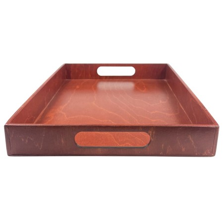 Tray with handles Panairo Lavarna, wood, size 42x28x4.5 cm-4