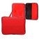 Folder with handles Textile A4, 360 x 270 x 20 mm, inner pocket Calligrata, "Office" 1Sh421, Red