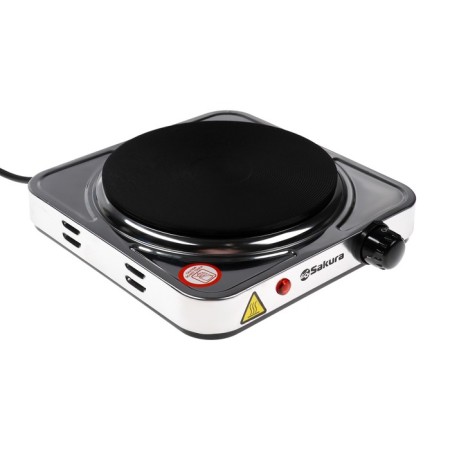 Electric tile Sakura PE-09N, 1500 W, 1 burner, silver