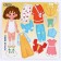A training board with clothing on Velcro "Dressing. Nina"