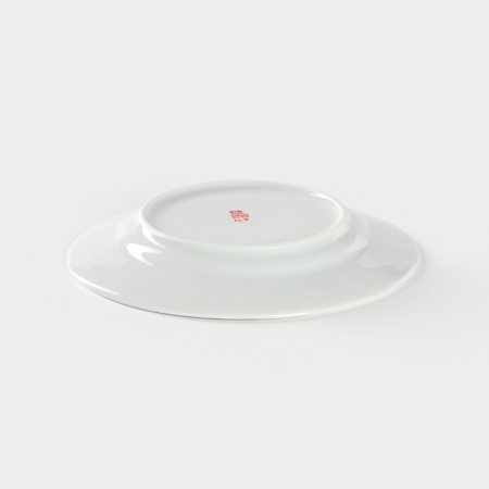 Porcelain plate "Dragonfly", d = 17.5 cm, white-2