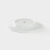 Porcelain plate "Dragonfly", d = 17.5 cm, white