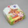 Gift folding box, packaging, "carousel of joy", 25 x 25 x 10 cm