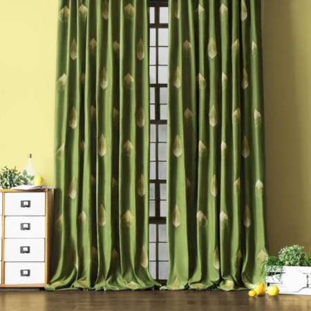 Set of curtains "Alice", size 2x145x270 cm, grass of grass