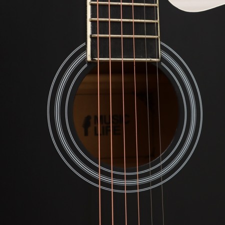 Acoustic guitar Music Life QD-H39Q-BB black-2