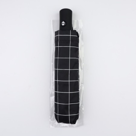 Automatic umbrella “Carbriet”, windproof, 3 additions, 8 spokes, r = 48 cm, black color is black-9