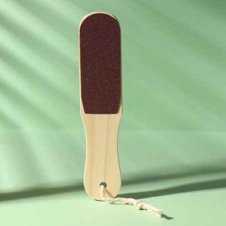 Foot Terka, with a suspension, sandpaper, bilateral, 25 cm, wooden-2