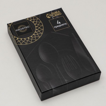 Set of cutting devices Magistro Tradition, 4 items, black color-3