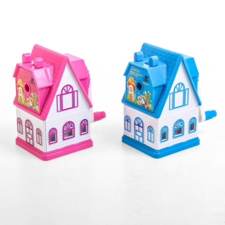 Mechanical sharpener with a "house" container, mix-5