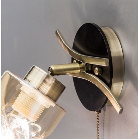 Sconces Citilux "Merida" CL142314, 15x25 cm, 1x75W, E27, brown color-4