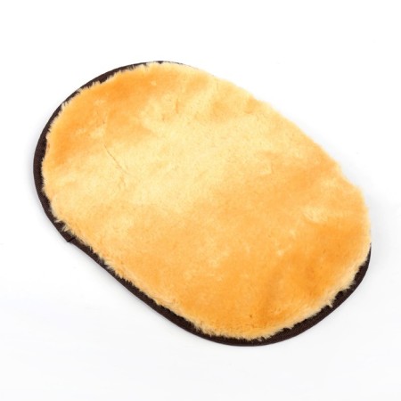 Mitten for polishing one -sided 23x17 cm, artificial fur, mix-3