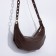 Bag bag, lightning department, adjustable belt, brown color