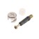 Eccentric screed, d = 15 mm h = 12 mm, zinc, 10 pcs.